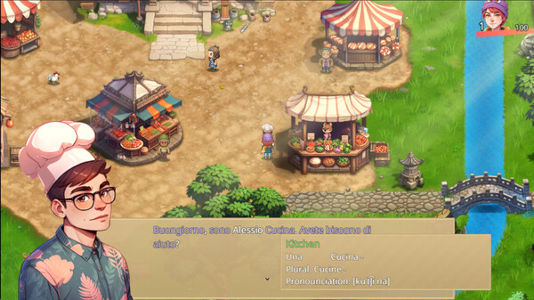 Screenshot z WonderLang Italian