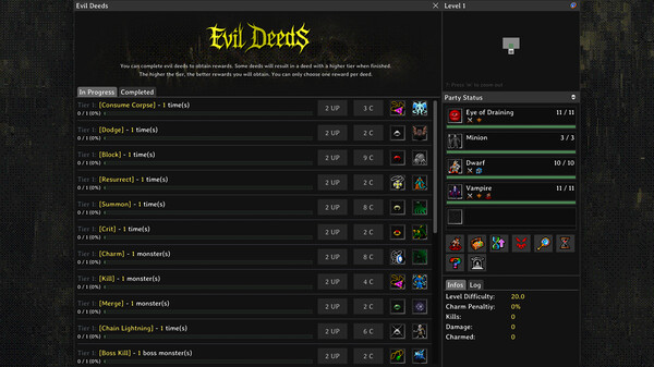 Screenshot z Gloamvault