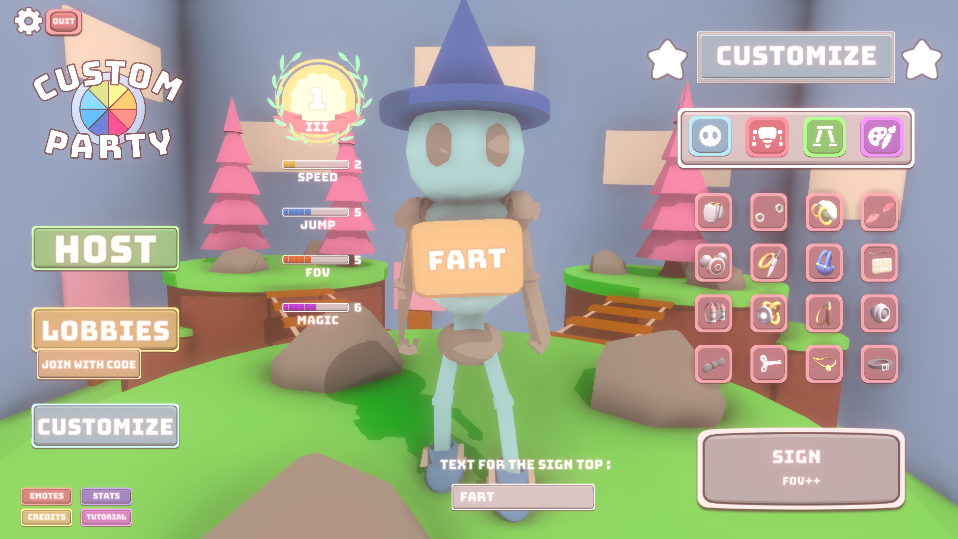 Custom Party - Custom Sign Featured Screenshot #1