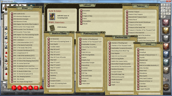 Fantasy Grounds PFRPG Compatible Adventure: B19 - Tower of Screaming Sand