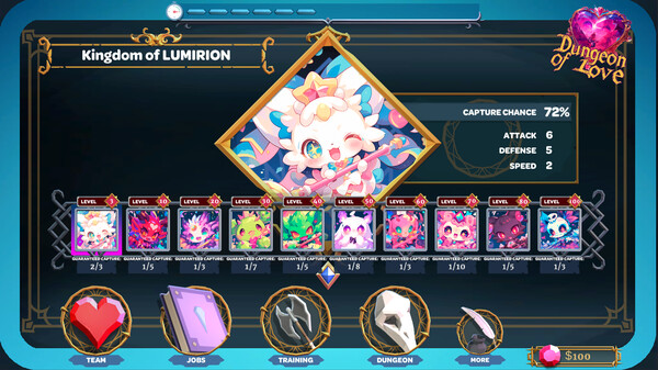 DUNGEON OF LOVE: Catch Monsters screenshot 7