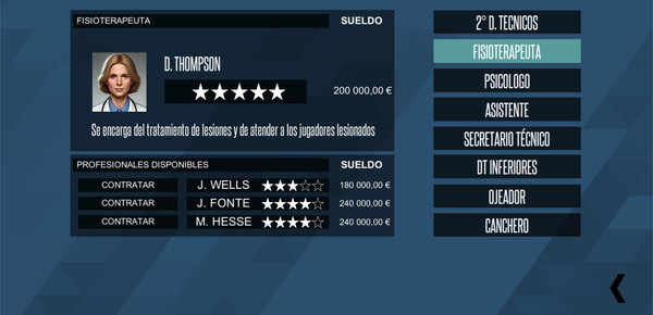 Screenshot z F11 Football Manager