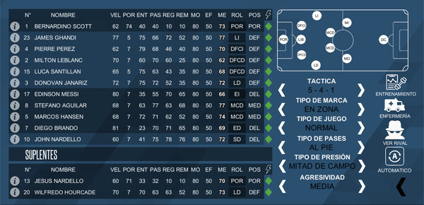 Скриншот из F11 Football Manager