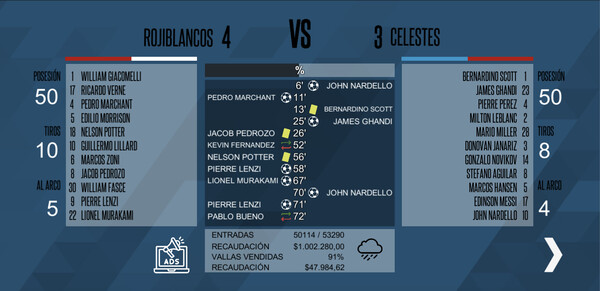 Screenshot z F11 Football Manager