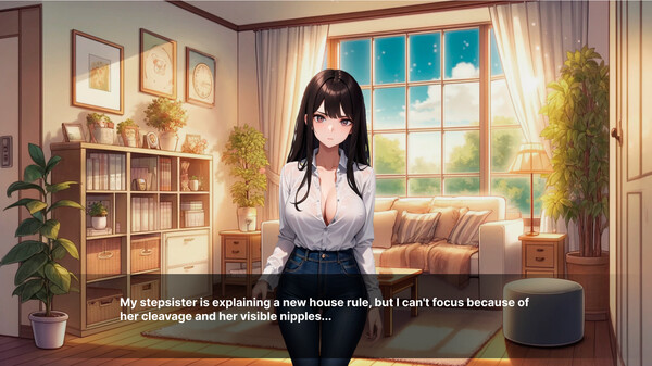 Screenshot of Sex Note gameplay showing in-action mechanics