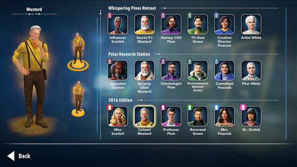 Clue/Cluedo: 2016 Suspect Pack