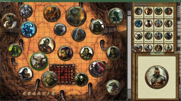 Fantasy Grounds - Fantasy Token Collection - Wartribe 01