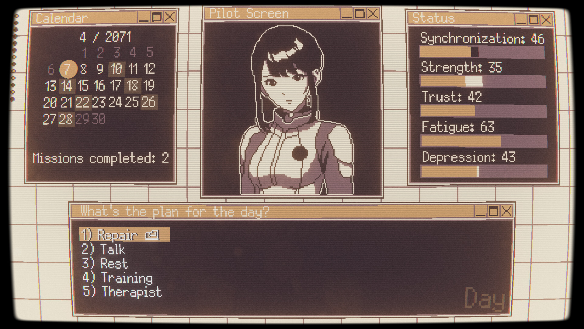 Valkyrie Iteration: Mecha Pilot Raising Pocket Simulator screenshot #3