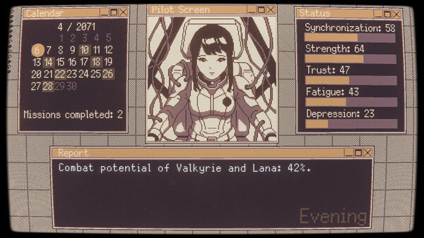 Valkyrie Iteration: Mecha Pilot Raising Pocket Simulator in-game screenshot 2