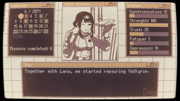 Valkyrie Iteration: Mecha Pilot Raising Pocket Simulator screenshot 4