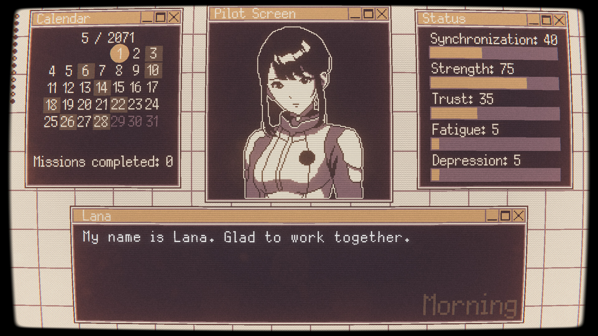 Valkyrie Iteration: Mecha Pilot Raising Pocket Simulator screenshot #1