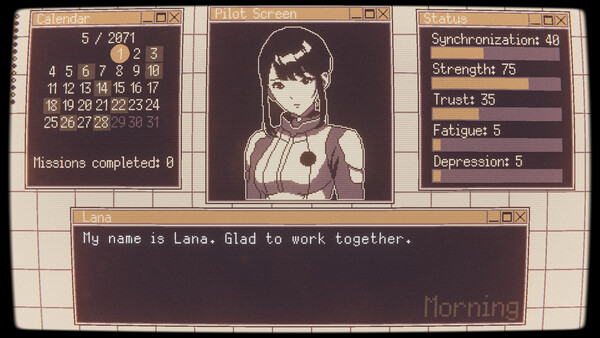 Valkyrie Iteration: Mecha Pilot Raising Pocket Simulator screenshot 1