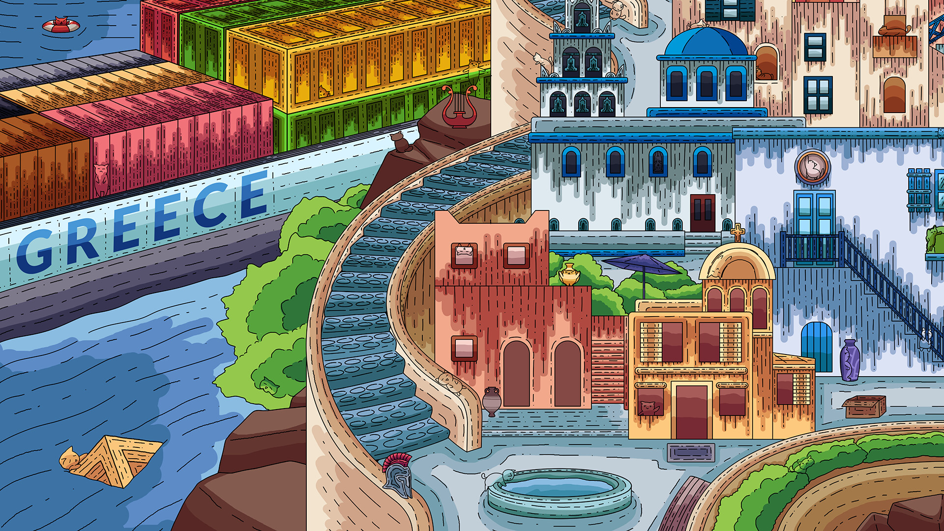 100 Greece Cats screenshot #9