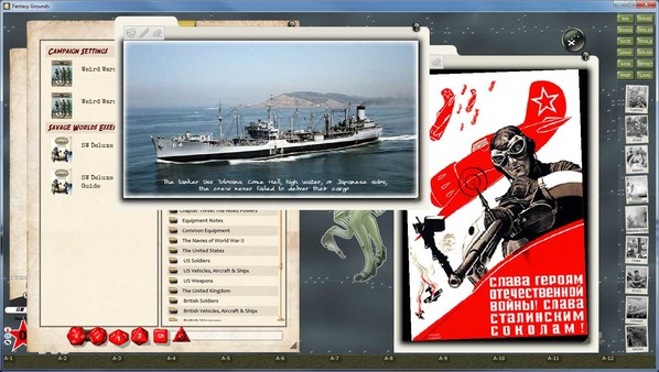 Fantasy Grounds - Savage Worlds Setting: Weird Wars II
