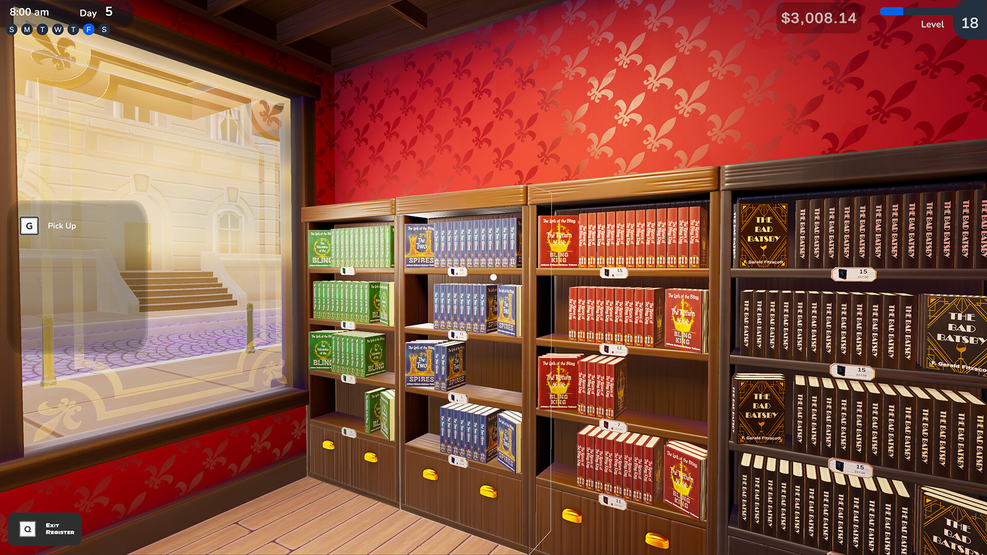 #9. Bookshop Simulator (Steam) De: Blep Games