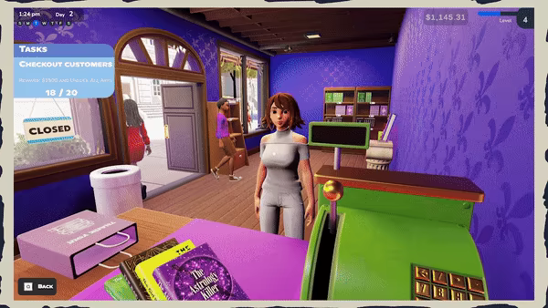 Bookshop Simulator video 2