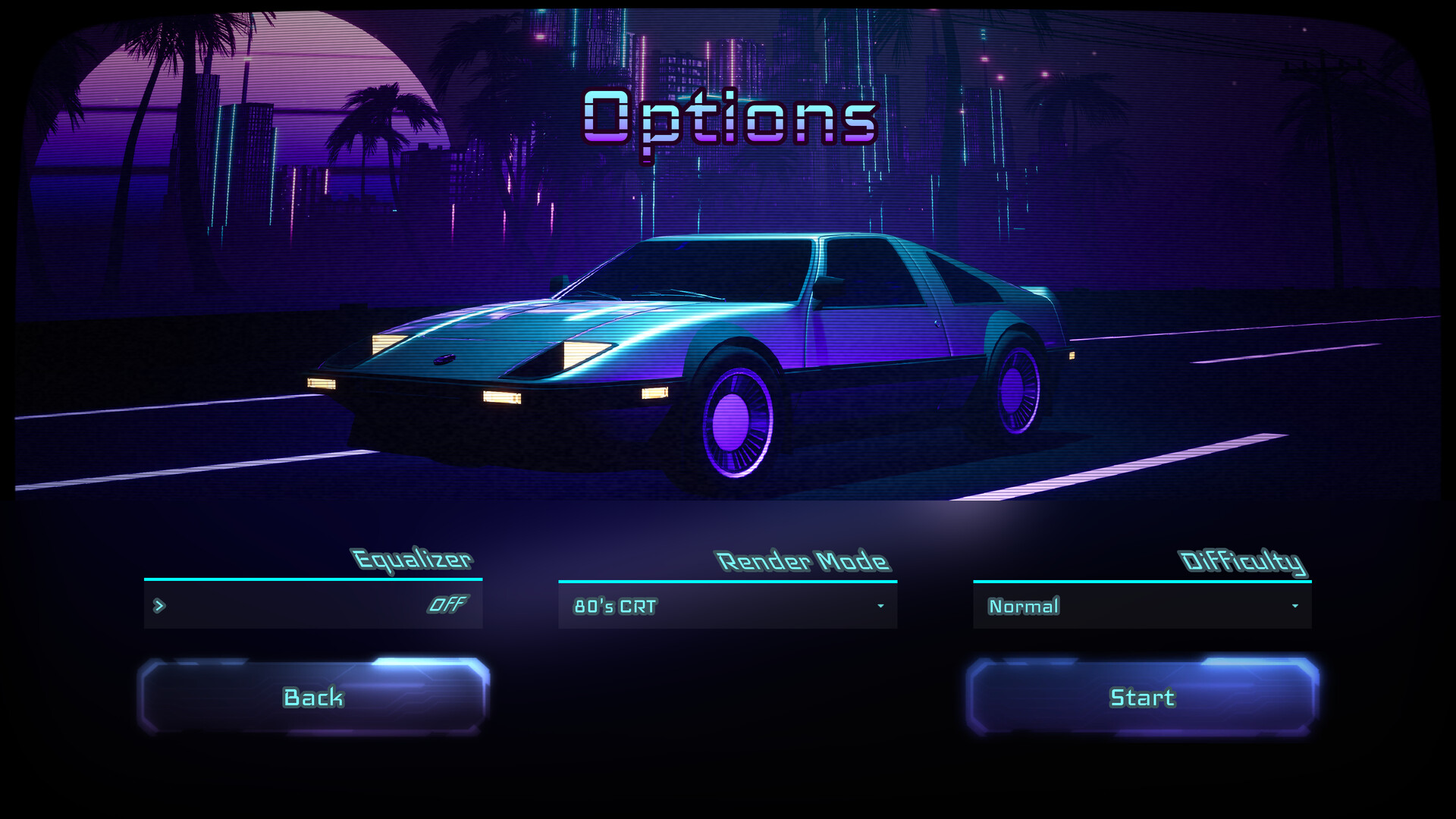 #5. Neon Highways Demo (Steam) Podle: Flowbit Studio