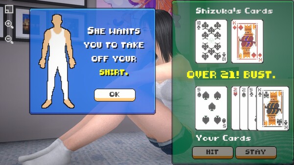 Girlfriend Strip Blackjack game for windows Pc 1