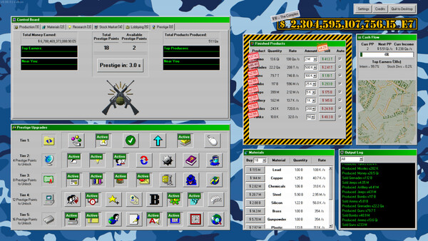 Screenshot of Military Incremental Complex