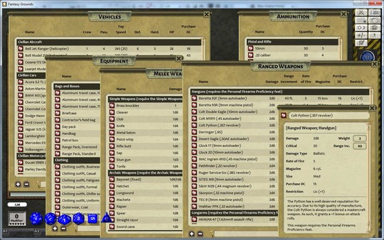 d20 Modern SRD Ruleset