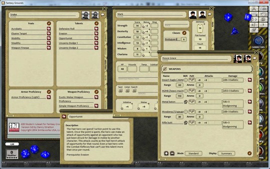 d20 Modern SRD Ruleset