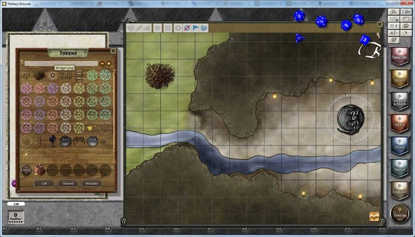 Fantasy Grounds - Rite Publishing Fantastic Maps - Lairs Pack