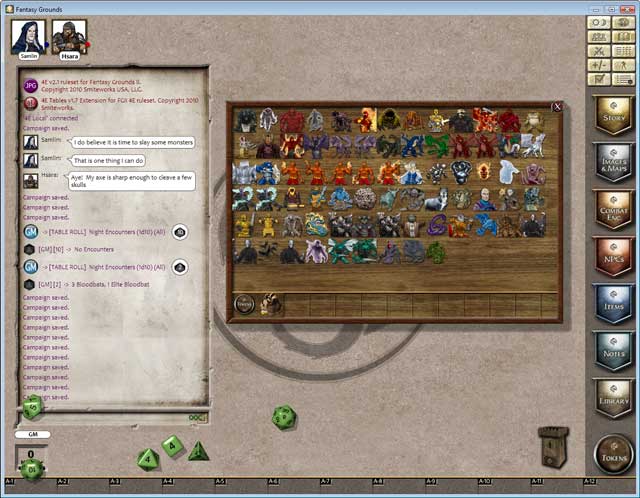 Fantasy Grounds - Fiery Dragon Counter Collection: Epic 1 Featured Screenshot #1