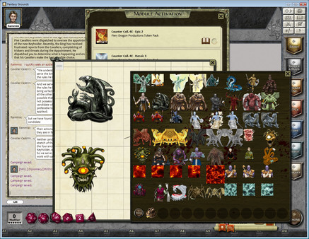 Fantasy Grounds - Fiery Dragon Counter Collection: Epic 2