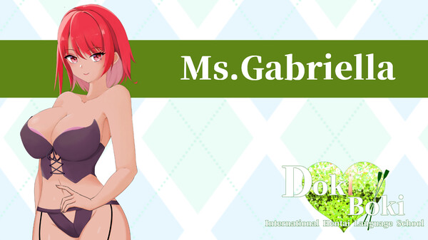 Screenshot z Doki Boki International Hentai Language School ASMR- Ms. Gabriella's Motherly Guidance