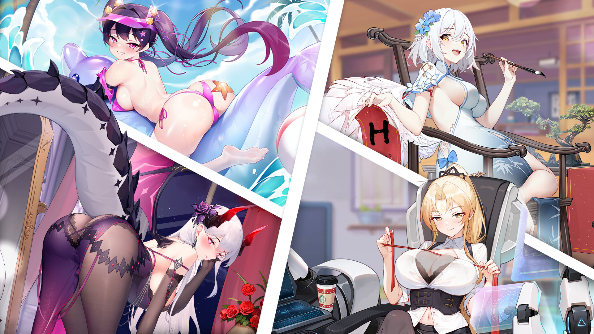 Anime Girls - gacha game screenshot 5