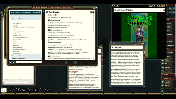 Fantasy Grounds - Book of Heroic Races: Advanced Compendium