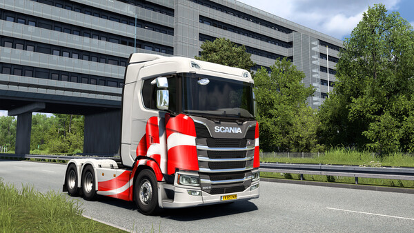 Euro Truck Simulator 2 - Danish Paint Jobs Pack — скриншот 9