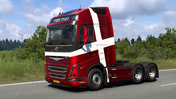 Euro Truck Simulator 2 - Danish Paint Jobs Pack — скриншот 1