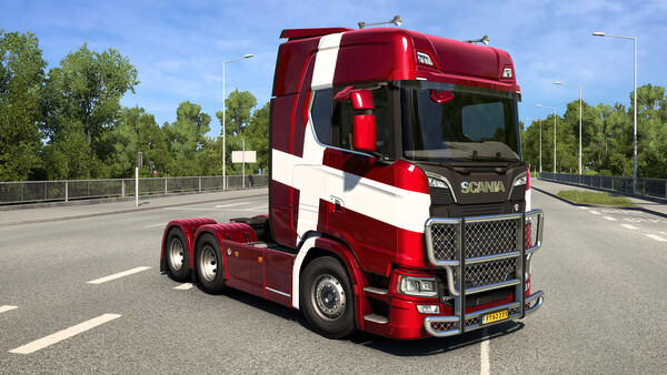 Euro Truck Simulator 2 - Danish Paint Jobs Pack — скриншот 5