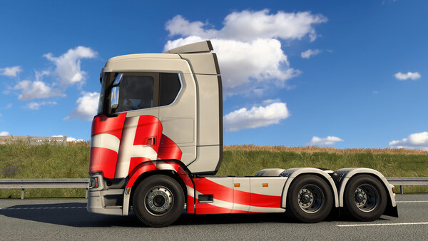 Euro Truck Simulator 2 - Danish Paint Jobs Pack — скриншот 3