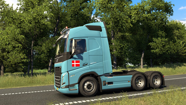 Euro Truck Simulator 2 - Danish Paint Jobs Pack — скриншот 10
