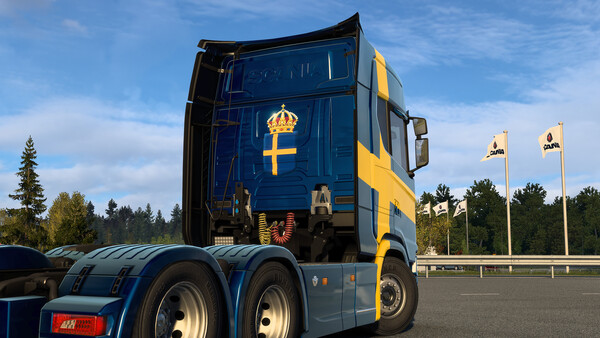 Euro Truck Simulator 2 - Swedish Paint Jobs Pack