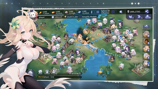 Screenshot z 少女与城主