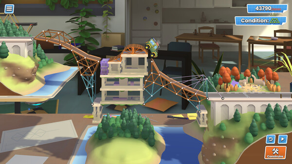 Capture d'écran 1 de Bridge Constructor Studio
