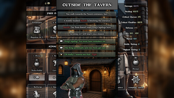 Azmar Quest - Text Based RPG screenshot 2