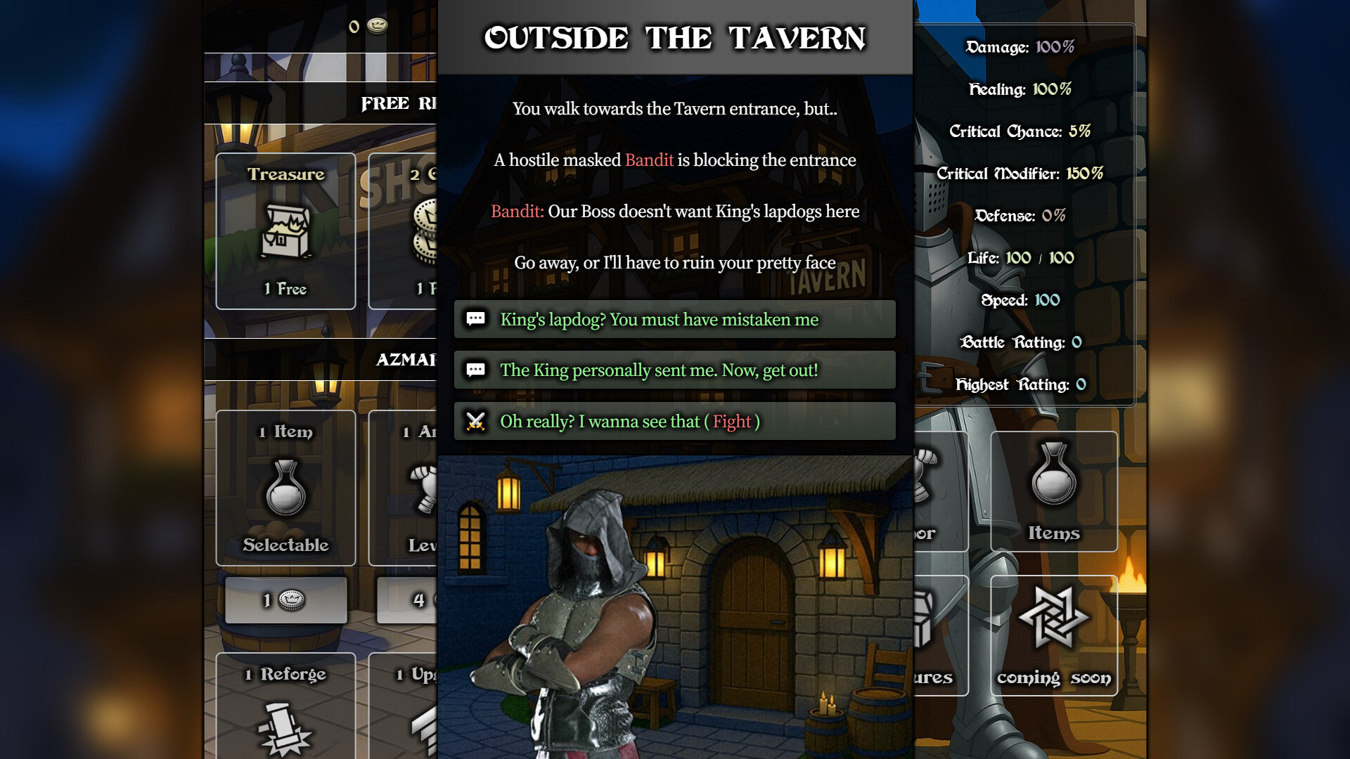 Azmar Quest - Text Based RPG screenshot #2