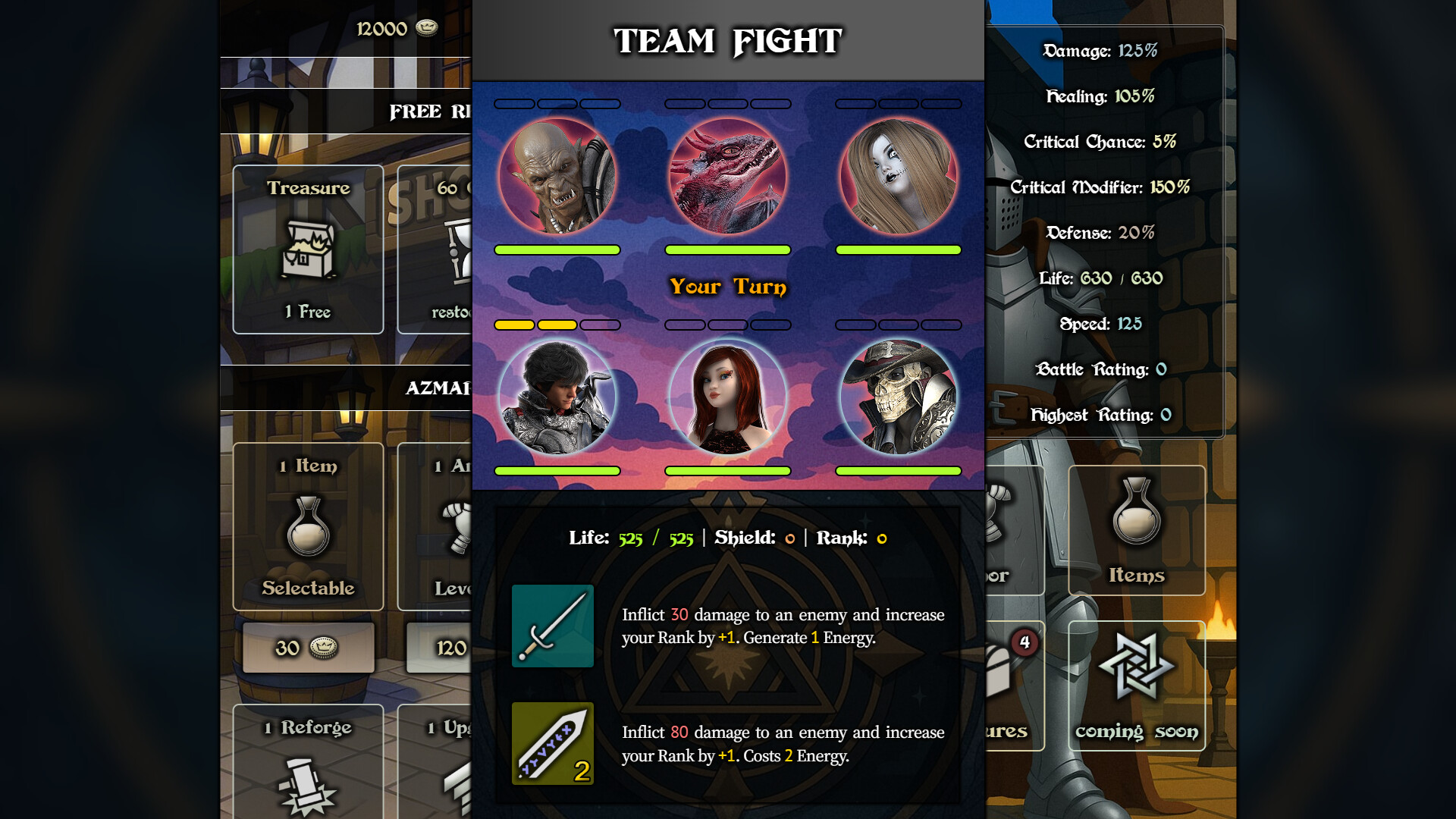 Azmar Quest - Text Based RPG screenshot #4