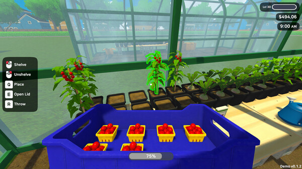 Screenshot z Plant Nursery Simulator