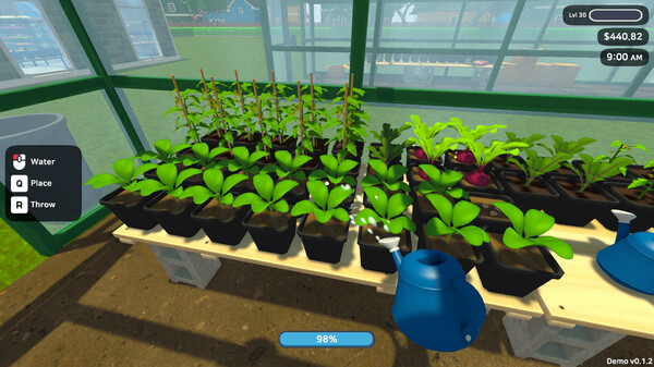 Screenshot z Plant Nursery Simulator