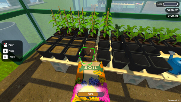 Screenshot z Plant Nursery Simulator