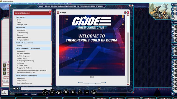 Fantasy Grounds - G.I. JOE Roleplaying Game Welcome to the Treacherous Coils of Cobra