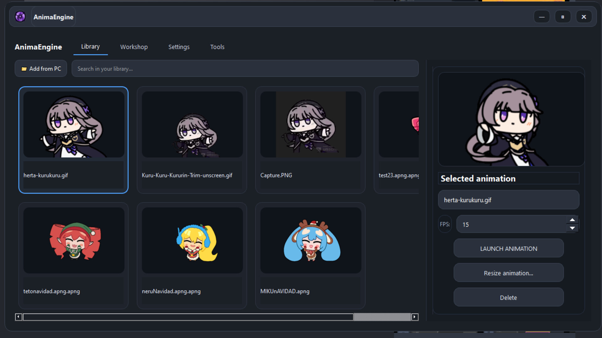 Anima Engine screenshot 1