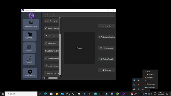 Screenshot z AnimaEngine Screenshot z AnimaEngine