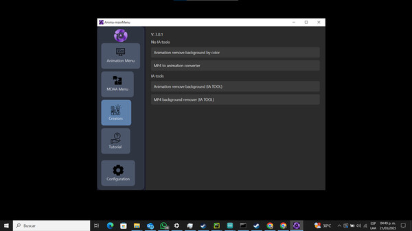 Screenshot z AnimaEngine Screenshot z AnimaEngine