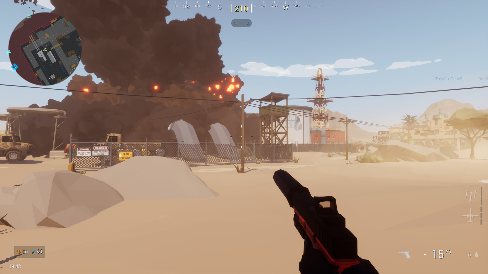 Delta Poly: Block Ops screenshot 2